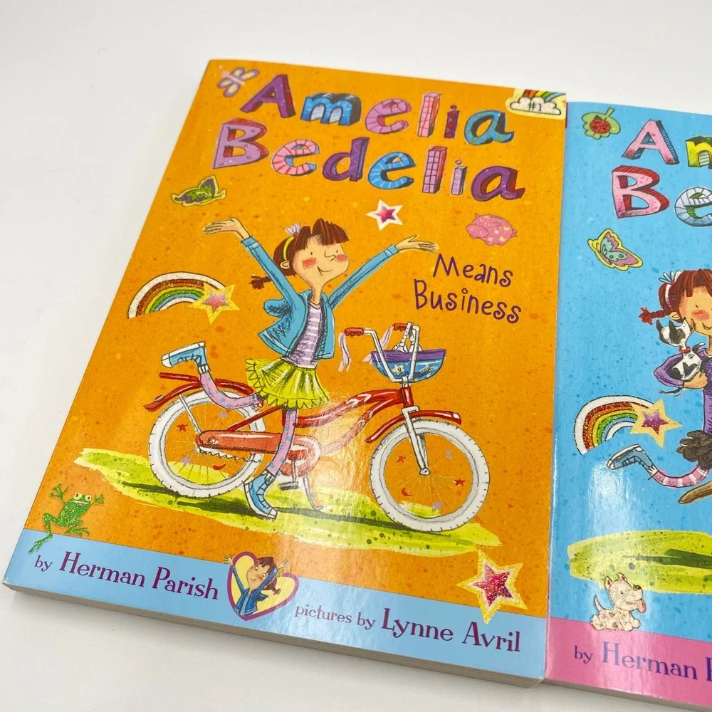 Amelia Bedelia Kids Chapter Books Set Means Business‎ Unleashed Goes Wild Parish